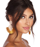Tropic Tassel Fanned Earrings is a trendy pick to create 2023 festival outfits, festival dresses, outfits for concerts or raves, and complete your best party outfits!