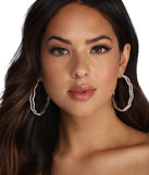 Ride The Wave Double Hoop Earrings