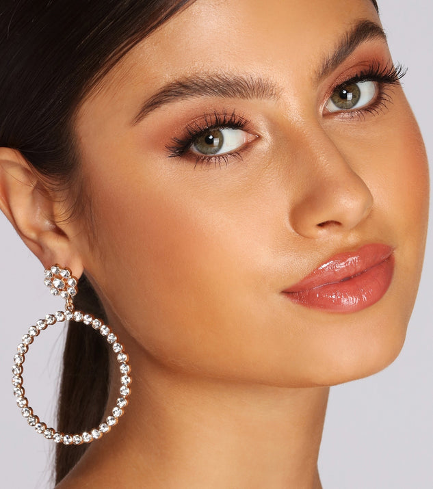 Bling And Bloom Hoop Earrings for 2022 festival outfits, festival dress, outfits for raves, concert outfits, and/or club outfits