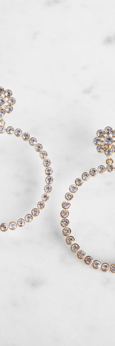 Bling And Bloom Hoop Earrings for 2022 festival outfits, festival dress, outfits for raves, concert outfits, and/or club outfits