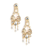 Chandelier Rhinestone Earrings for 2022 festival outfits, festival dress, outfits for raves, concert outfits, and/or club outfits
