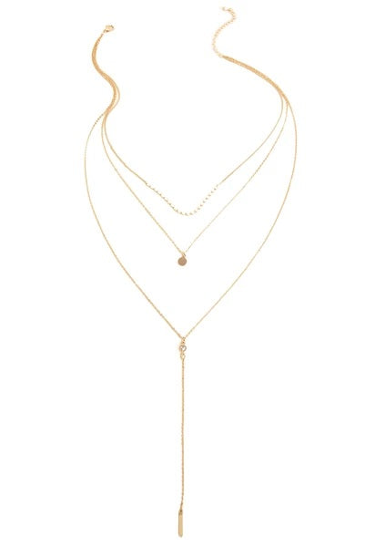 Layered In Elegance Lariat Necklace is the perfect Homecoming look pick with on-trend details to make the 2023 HOCO dance your most memorable event yet!