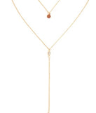 Layered In Elegance Lariat Necklace is the perfect Homecoming look pick with on-trend details to make the 2023 HOCO dance your most memorable event yet!