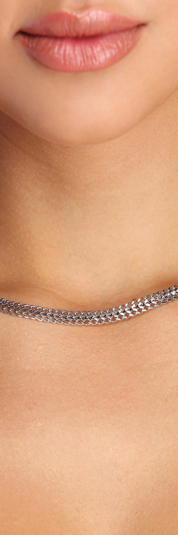 Simply Stated Chain Necklace for 2022 festival outfits, festival dress, outfits for raves, concert outfits, and/or club outfits