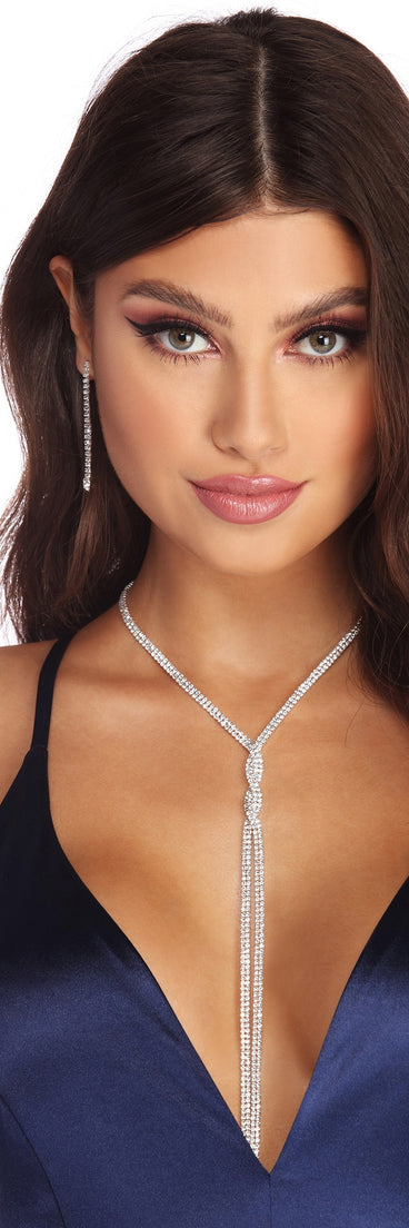 A Twist Of Rhine Necklace Set for 2022 festival outfits, festival dress, outfits for raves, concert outfits, and/or club outfits