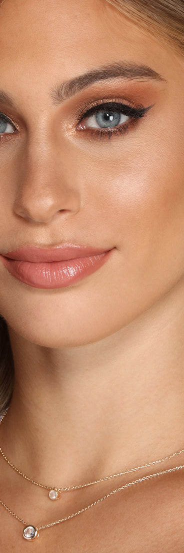 Cubic Zirconia Dainty Necklace And Studs Set for 2022 festival outfits, festival dress, outfits for raves, concert outfits, and/or club outfits