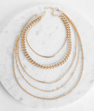 Chain Gang Necklace Set