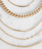 Chain Gang Necklace Set