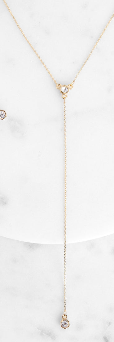 Darling Lariat Rhinestone Set