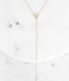 Darling Lariat Rhinestone Set