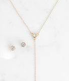 Darling Lariat Rhinestone Set