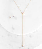 Darling Lariat Rhinestone Set
