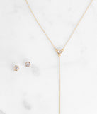 Darling Lariat Rhinestone Set