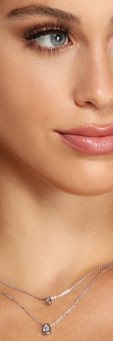 Petite Cubic Zirconia Necklace Set is the perfect Homecoming look pick with on-trend details to make the 2023 HOCO dance your most memorable event yet!