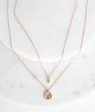 Two Times Chain Necklace Set