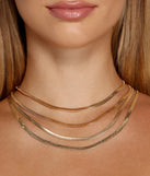 Snake Chain Layered Necklace for 2022 festival outfits, festival dress, outfits for raves, concert outfits, and/or club outfits