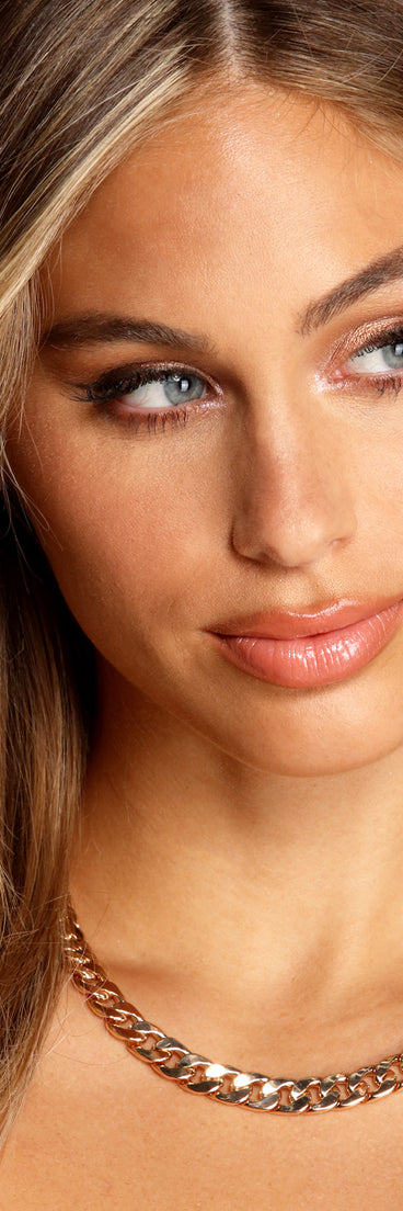 Cute In Cuban Chain Necklace for 2022 festival outfits, festival dress, outfits for raves, concert outfits, and/or club outfits