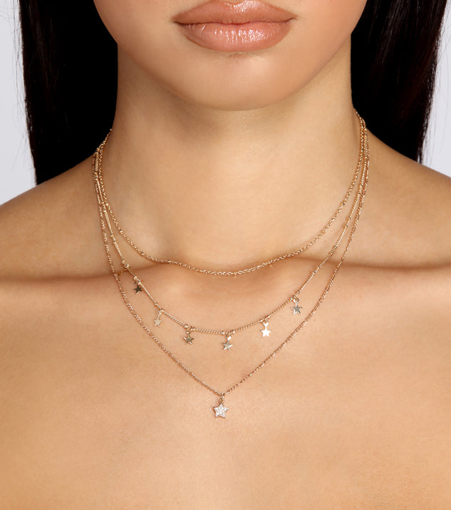 Twinkle Twinkle Dainty Necklace for 2022 festival outfits, festival dress, outfits for raves, concert outfits, and/or club outfits