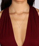 Dainty Stone Lariat Necklace is the perfect Homecoming look pick with on-trend details to make the 2023 HOCO dance your most memorable event yet!