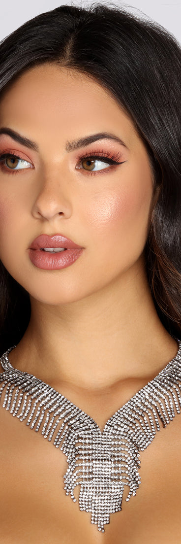 Statement Fringe Necklace for 2022 festival outfits, festival dress, outfits for raves, concert outfits, and/or club outfits