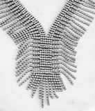 Statement Fringe Necklace for 2022 festival outfits, festival dress, outfits for raves, concert outfits, and/or club outfits