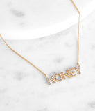 Hooked on Honey Necklace is a trendy pick to create 2023 festival outfits, festival dresses, outfits for concerts or raves, and complete your best party outfits!