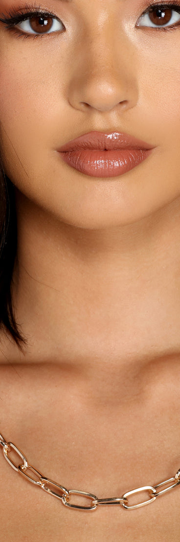 Anchor Chain Link Necklace for 2022 festival outfits, festival dress, outfits for raves, concert outfits, and/or club outfits