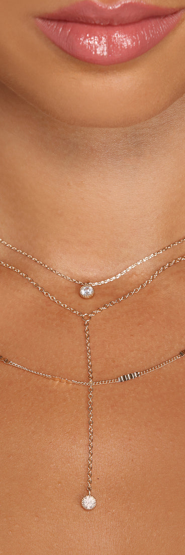 Dainty And Crinkled Lariat Necklace Set is the perfect Homecoming look pick with on-trend details to make the 2023 HOCO dance your most memorable event yet!