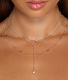 Dainty And Crinkled Lariat Necklace Set is the perfect Homecoming look pick with on-trend details to make the 2023 HOCO dance your most memorable event yet!