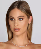 Dainty Rhinestone Choker Set