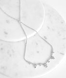 Choker Rhinestone Backdrop Necklace