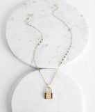 Goldi Lock Pendant Necklace for 2022 festival outfits, festival dress, outfits for raves, concert outfits, and/or club outfits