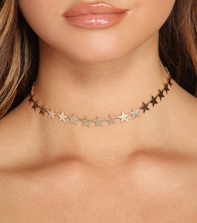 All Of The Stars Choker Necklace for 2022 festival outfits, festival dress, outfits for raves, concert outfits, and/or club outfits