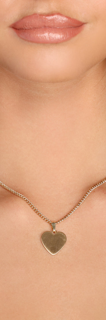 All My Heart Charm Necklace for 2022 festival outfits, festival dress, outfits for raves, concert outfits, and/or club outfits