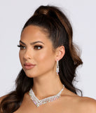 Marquise Rhinestone Necklace Set is the perfect Homecoming look pick with on-trend details to make the 2023 HOCO dance your most memorable event yet!