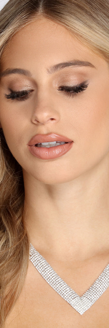 Dusted In Diamonds Necklace Set for 2022 festival outfits, festival dress, outfits for raves, concert outfits, and/or club outfits