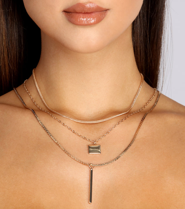 Luxe Dainty Bar Necklace Set is a trendy pick to create 2023 festival outfits, festival dresses, outfits for concerts or raves, and complete your best party outfits!