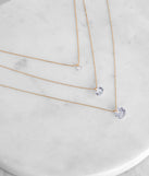 Third Times A Charm Cubic Zirconia Necklace Set