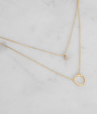 Cubic Zirconia 18K Gold Dipped Friendship Necklace for 2022 festival outfits, festival dress, outfits for raves, concert outfits, and/or club outfits