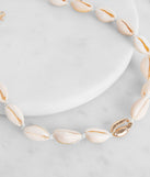 Shell Choker Necklace for 2022 festival outfits, festival dress, outfits for raves, concert outfits, and/or club outfits