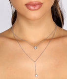 Cubic Zirconia Lariat Double Row Necklace is a trendy pick to create 2023 festival outfits, festival dresses, outfits for concerts or raves, and complete your best party outfits!