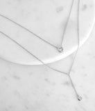 Cubic Zirconia Lariat Double Row Necklace is a trendy pick to create 2023 festival outfits, festival dresses, outfits for concerts or raves, and complete your best party outfits!