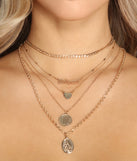 Babygirl Layered Necklace Set is a trendy pick to create 2023 festival outfits, festival dresses, outfits for concerts or raves, and complete your best party outfits!