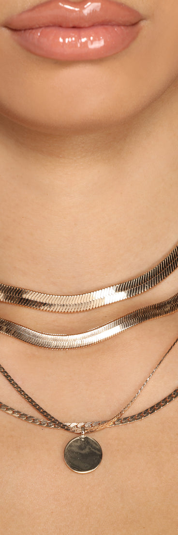 Layered Like A Goddess Necklace Set