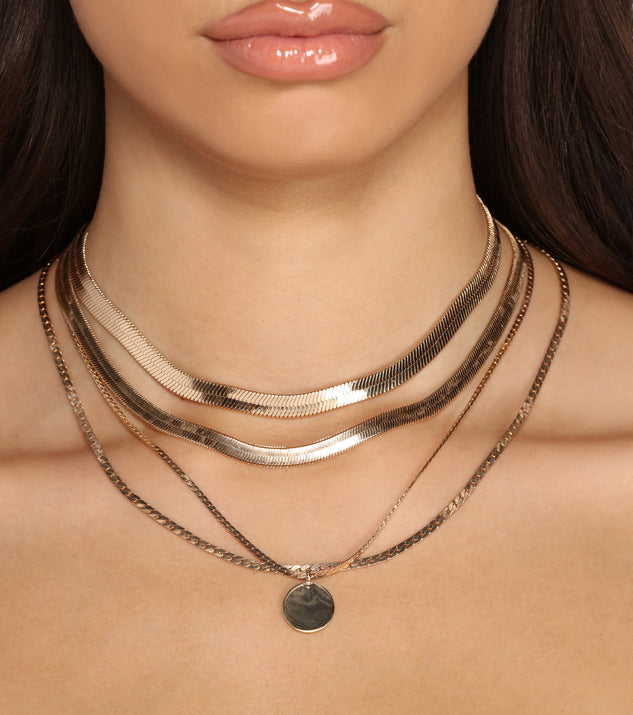 Layered Like A Goddess Necklace Set