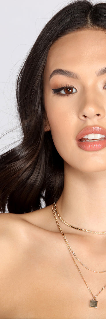 It's A Vibe Chain Necklace Set for 2022 festival outfits, festival dress, outfits for raves, concert outfits, and/or club outfits