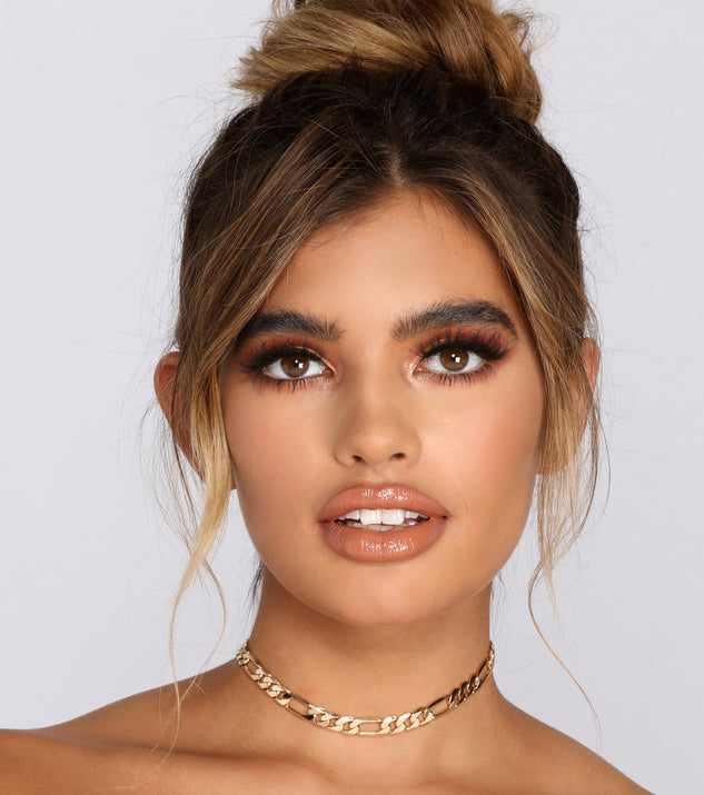 Add Some Edge Chain Choker Necklace is a trendy pick to create 2023 festival outfits, festival dresses, outfits for concerts or raves, and complete your best party outfits!