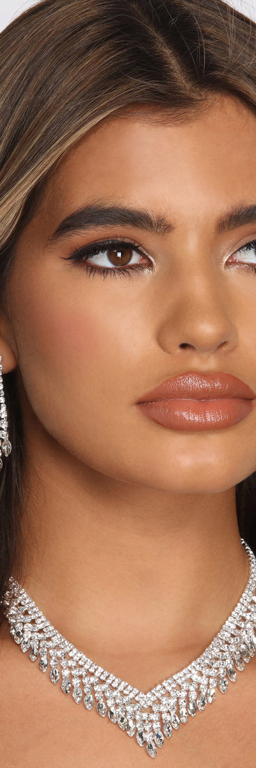 Be My Love Tonight Rhinestone Necklace Set