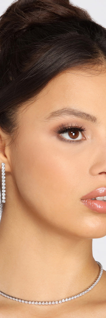 Cherish The Moment Cubic Zirconia Necklace Set