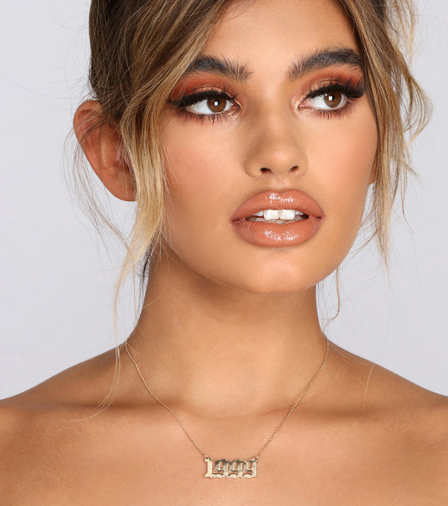 Rep' It 1999 Chain Necklace for 2022 festival outfits, festival dress, outfits for raves, concert outfits, and/or club outfits